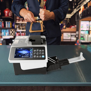 N82 Mini compteur de billets portable Détecteur d'argent rechargeable Détecteur d'argent USD & <span class=keywords><strong>EUR</strong></span> en plastique durable - Product Image 6