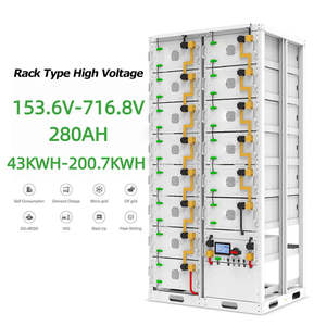 Все в одном, 50 кВтч, 100 кВтч, 215 кВтч, система хранения энергии, высокое напряжение, 51,2 В, 280 А · ч, литиевая батарея для промышленного производства - Product Image 1
