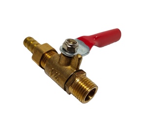 1/4 \ "Nam chủ đề Brass van bi với Công Đoàn 1/4 \" Nữ <span class=keywords><strong>Threaded</strong></span> End khí nén điện hose barb nối - Product Image 1