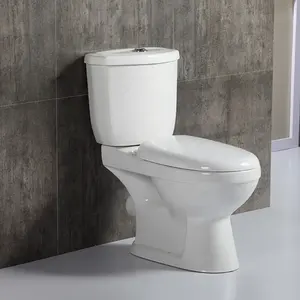 Giá rẻ washdown thị trường Châu Phi WC phòng tắm thiết bị vệ sinh hai mảnh nhà vệ sinh P Trap nước Closet