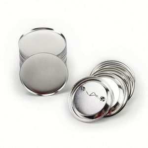 Blank Making Supplies Round Material Parts Button <b>Pin</b> <b>Badge</b> Kit, Including Metal Shells Back - Product Image 3