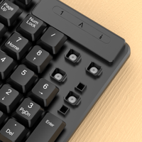 Lantronlife Vente en gros en usine Clavier et souris USB filaire professionnel bon marché 104 touches Clavier de frappe ergonomique Souris