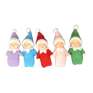 圣诞风格小娃娃精灵圣诞礼物2023新品可爱圣诞礼物