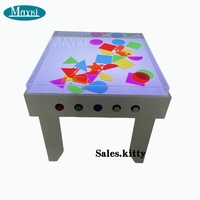 Table lumineuse de jeu sensorielle pour enfant autisme thérapie sensorielle tableau d'activité changement de couleur équipement d'entraînement sensoriel éducatif