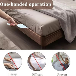 เครื่องมือจัดระเบียบผ้าปูที่นอน ช่วยให้การเปลี่ยนผ้าปูที่นอนและผ้าคลุมเตียงง่ายขึ้น - Product Image 3