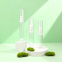 Flacon de crème pour les yeux sous vide à bec de canard portable de 5 ml, 10 ml, 15 ml pour le voyage et le remplissage