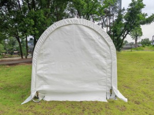 Abri <span class=keywords><strong>de</strong></span> rangement instantané tout temps en acier galvanisé robuste 6x10 pieds, abri portable <span class=keywords><strong>pour</strong></span> moto et vélo - Product Image 3