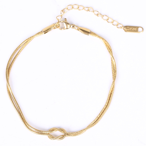 Regalo di San <span class=keywords><strong>Valentino</strong></span> Unisex Braccialetto a Nodo d'Amore per Coppia Collana con Catena a Serpente e Nodo <span class=keywords><strong>Bracciale</strong></span> per Coppie - Product Image 6
