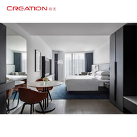 Fabricant de meubles d'hôtel de Foshan, ensemble de meubles de chambre à coucher de luxe et meubles de hall pour chambre et suite d'hôtel modernes