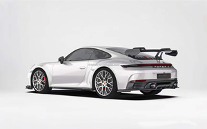 ชุดแต่งคาร์บอนไฟเบอร์สไตล์ Paktech-z สำหรับ Porsche 911 992.2 ประกอบด้วยลิ้นหน้า สเกิร์ตข้าง ดิฟฟิวเซอร์หลัง และสปอยเลอร์ - Product Image 4