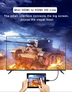 Syong <span class=keywords><strong>HDMI</strong></span> để Mini <span class=keywords><strong>HDMI</strong></span> cable, 1080p60hz tốc độ cao máy ảnh để máy tính TV Adapter <span class=keywords><strong>Monitor</strong></span> dây - Product Image 2