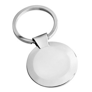 Portachiavi Rotondo Cavo in Acciaio Inossidabile 25mm, Moschettone in Metallo con Logo Personalizzato, Stile alla Moda per Auto e Chiavi - Product Image 2