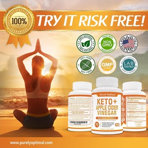 Bhb Keto แคปซูลอาหารแอปเปิ้ลไซเดอร์น้ำส้มสายชูวิตามินดีท๊อกซ์ทำความสะอาดยาลดความอ้วน - Product Image 4