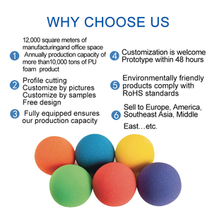 Balle en <span class=keywords><strong>mousse</strong></span> <span class=keywords><strong>de</strong></span> polyuréthane à faible densité, éponge souple anti-stress pour <span class=keywords><strong>trampoline</strong></span> – Offre Spéciale - Product Image 5