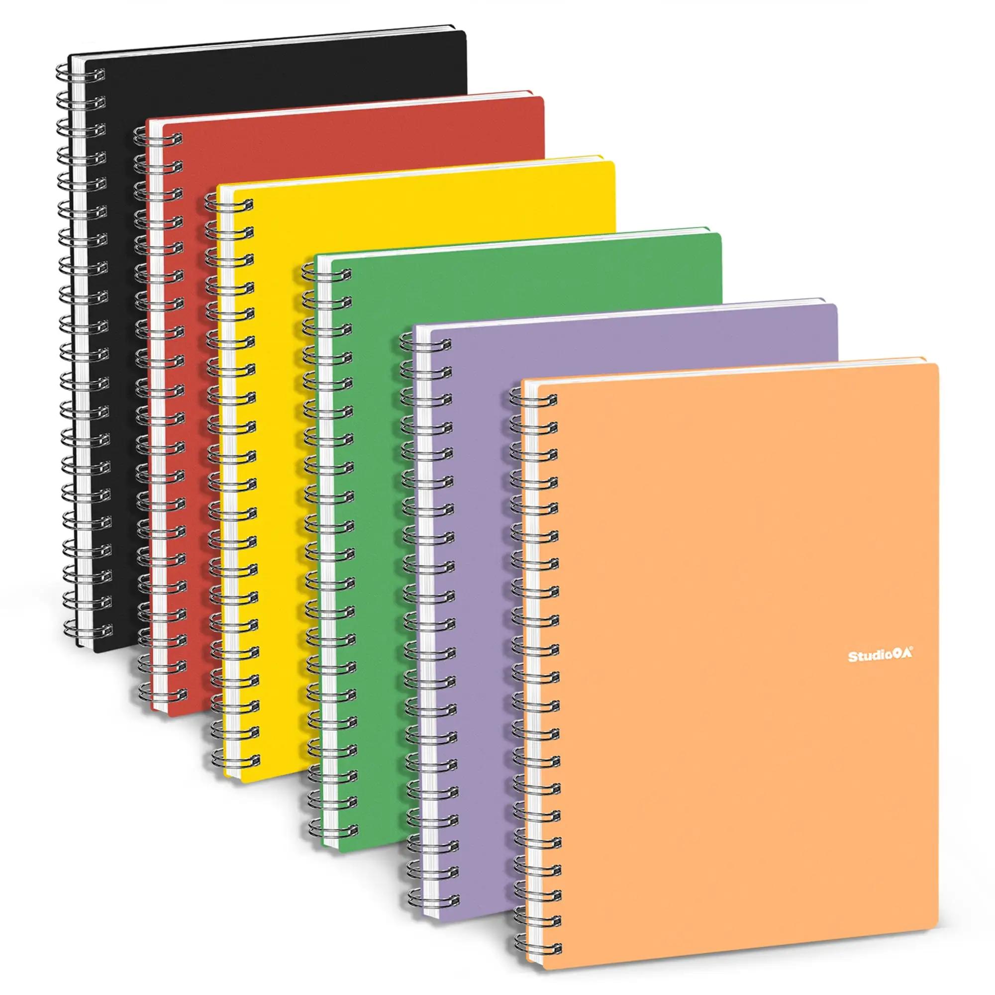 Hot Sales Spiral Index Schedule Journal Planner Calendar Organizer Agenda Notebook Customized Durable PP Cover For School Office