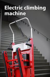 Saliscale Elettrico Cingolato Più Sicuro di Alta Qualità con Piattaforma Pieghevole in Acciaio, Attrezzatura per la Movimentazione di Materiali - Product Image 5