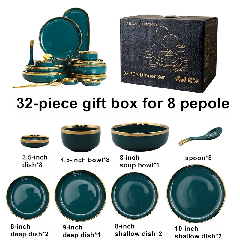 Set da 32 pezzi per 8 persone