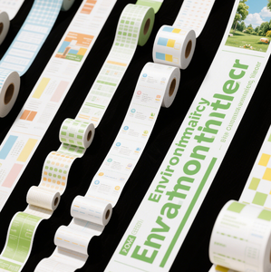 Bisheng étiquettes thermiques compostables EN 13432 certifié maison-compostable en <span class=keywords><strong>6</strong></span> <span class=keywords><strong>mois</strong></span> <span class=keywords><strong>taille</strong></span> personnalisée - Product Image 1