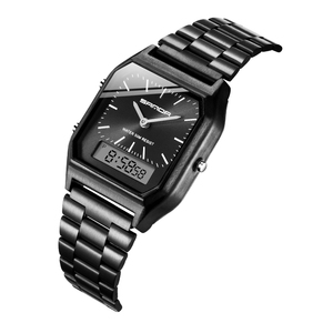 Nuevo <span class=keywords><strong>Reloj</strong></span> Sanda 747 para Hombre, <span class=keywords><strong>Reloj</strong></span> <span class=keywords><strong>de</strong></span> <span class=keywords><strong>Pulsera</strong></span> Retro con Correa <span class=keywords><strong>de</strong></span> Acero Inoxidable y Pantalla <span class=keywords><strong>Digital</strong></span>, Erkek Kol Saati, Zegarek Damski, Relogio - Product Image 2