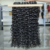 Rambut Bundel Gelombang Air Alami Kualitas Super dan Harga Kompetitif 100% Rambut Manusia Virgin Brazil dari Vendor