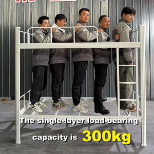 Trường học ký túc xá sinh viên hiện đại sắt hai tầng kim loại ống thép giường tầng - Product Image 3