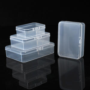 Caja de Almacenamiento Rectangular Transparente de PP de 12.5cm con Tapa para Joyería, Organización de Piezas de Ferretería, Contenedor de Plástico Ecológico - Product Image 3