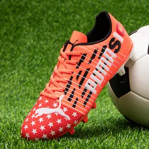 Nanhu מפעל אישית גברים סוליות דשא Futsal חיצוני גבוהה למעלה כדורגל מגפי נעלי כדורגל נעליים