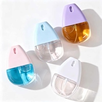 Botol Semprot Plastik PP Bentuk Telur Mini 25ml, Wadah Kabut Halus Portabel untuk Parfum & Pembersih Tangan Grosir