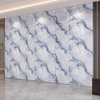 Panneau PVC UV WYRAX effet marbre Onyx Blanc pour mur d'accentuation de hall d'hôtel 1220x2440mm 3.2mm, panneau commercial étanche