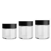Pot en verre résistant aux enfants 3,5g 7g, emballage CR pour capsules de fleurs, anti-odeur, à l'épreuve des enfants, 3,5 pots, logo personnalisé