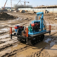 Machine de forage de puits d'eau portable pour les puits domestiques avec mouvement flexible et installation rapide