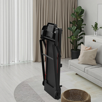 Tapis de course électrique pliable et portable pour la remise en forme à domicile avec moniteur de fréquence cardiaque - Prix de gros