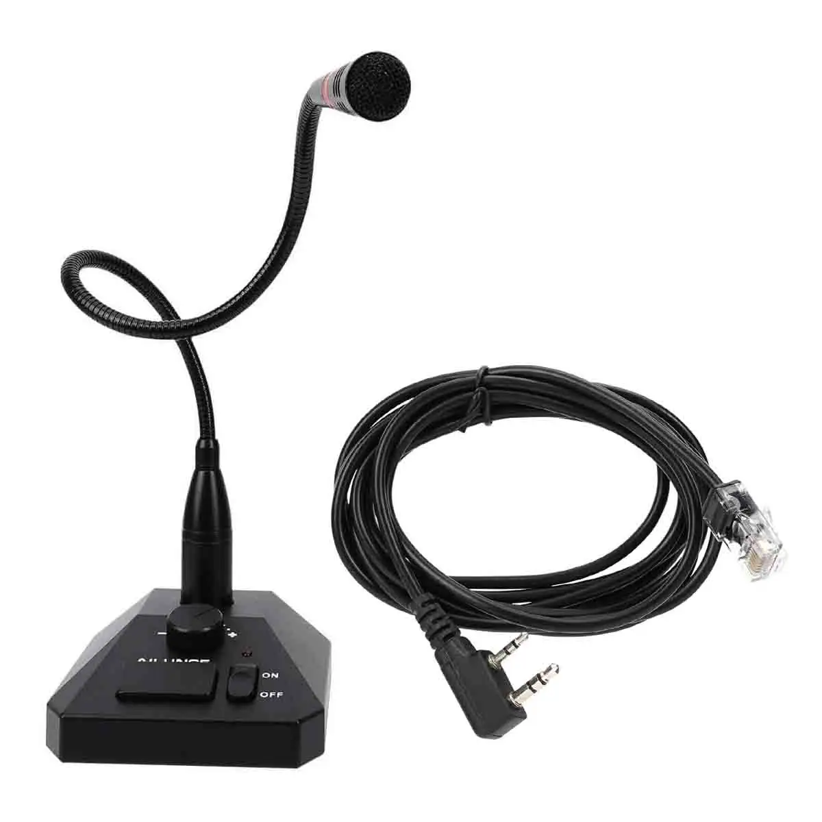 Ailunce SM01 Microphone de bureau + FS01 interrupteur au pied