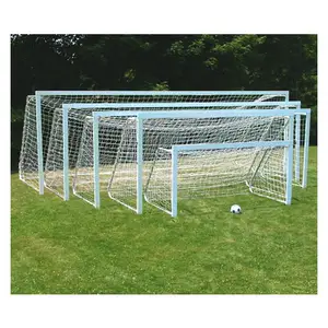 11 vs 11 aluminum football goals, soccer goal frame, full size goals football with wheels