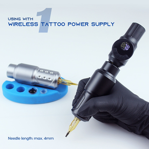 <span class=keywords><strong>Thunderlord</strong></span> Power-Pistola de tatuaje rotativa, máquina eléctrica de maquillaje permanente, pluma corta de aluminio para arte corporal, venta al por mayor - Product Image 4