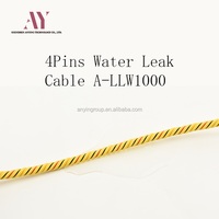 Câble de détection de fuite d'eau TCP/IP intérieur à 4 broches avec alarme sonore
