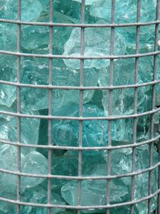 Bloques/Rocas/Arena de Vidrio Reciclado Azul Océano a Precio de Fábrica, Varios Tamaños, Estilo Hada para Decoración de Arte y Paisajismo de Jardín - Product Image 4