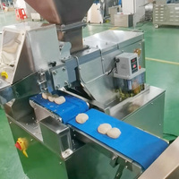 Machine automatique compacte pour diviser et arrondir la pâte, en acier inoxydable, pour la fabrication de boules de pâte à pain et de pains.