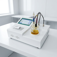 Analyseur de teneur en eau traces entièrement automatique, titreur coulométrique Karl Fischer, machine de test de la teneur en eau traces