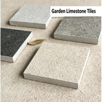Carreaux de sol et de mur extérieurs modernes antidérapants aspect pierre calcaire en pierre frittée 600x1200mm pour villa, cour, jardin, terrasse