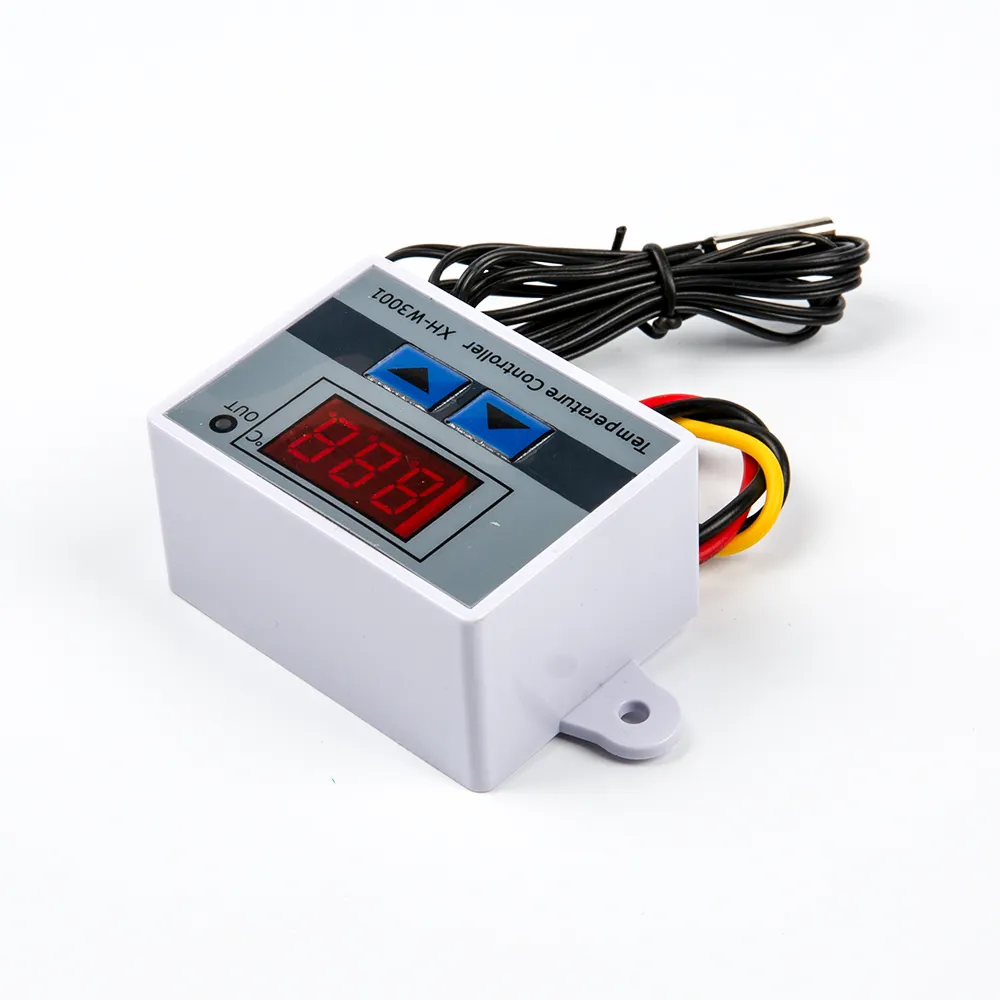 High Quality XH-W3001 AC 220V 1500W Digital Temperature Controller Microcomputer Thermostat Switch With 1M Cable