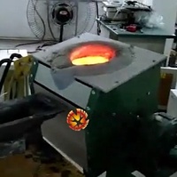Four à induction compact Luoyang Hongteng, mini four de fusion de métaux à vendre, four de fabrication de ferrero, Horno Para Fundir