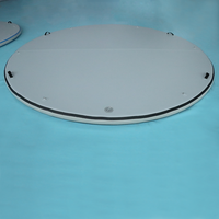 Couverture de piscine de réservoir de stock extérieur personnalisée de 8 pieds Couverture ronde gonflable Couverture de piscine gonflée à l'air Anti-poussière Imperméable à la pluie Résistant à la déchirure