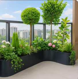 Jardinera de Acero Inoxidable a Medida, Impermeable y Antioxidante, <span class=keywords><strong>para</strong></span> Uso Comunitario en Parques, Plazas y Carreteras Municipales - Product Image 4