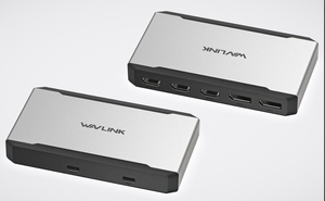 DisplayLink อะแดปเตอร์แสดงผลสามจออะแดปเตอร์สากลพร้อมพอร์ต DP 2x พอร์ตและพอร์ต HDMI 3X พอร์ต - Product Image 2