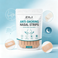 Bandes nasales magnétiques anti-ronflement résistantes à la transpiration, dispositif d'aide respiratoire pour améliorer le sommeil, personnalisation de marque privée prise en charge