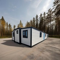 JHCE1 – Nouvelle unité de bureau pliable rapide en acier pour petites maisons, maison préfabriquée en conteneur, extensible, mobile, sûre et durable pour usage en villa