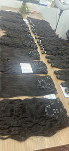 วิกผมแบบคลิปหนีบผมเวียดนามดิบตกตะลึง - Product Image 3