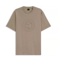 Camiseta Casual para Hombre 2026 con Pedrería, Ventilada, de Algodón Puro, Talla Grande, Estilo Retro, Exquisita y Transpirable