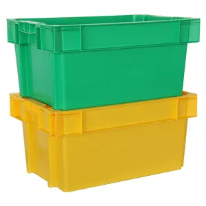 맞춤형 산업 스마트 창고 보관 이동 따기 플라스틱 쌓을 수 있는 보관 상자 스택 둥지 토트박스